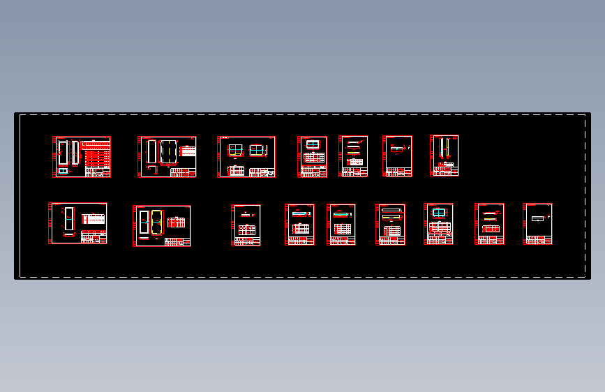 钣金 CAD图  XL21