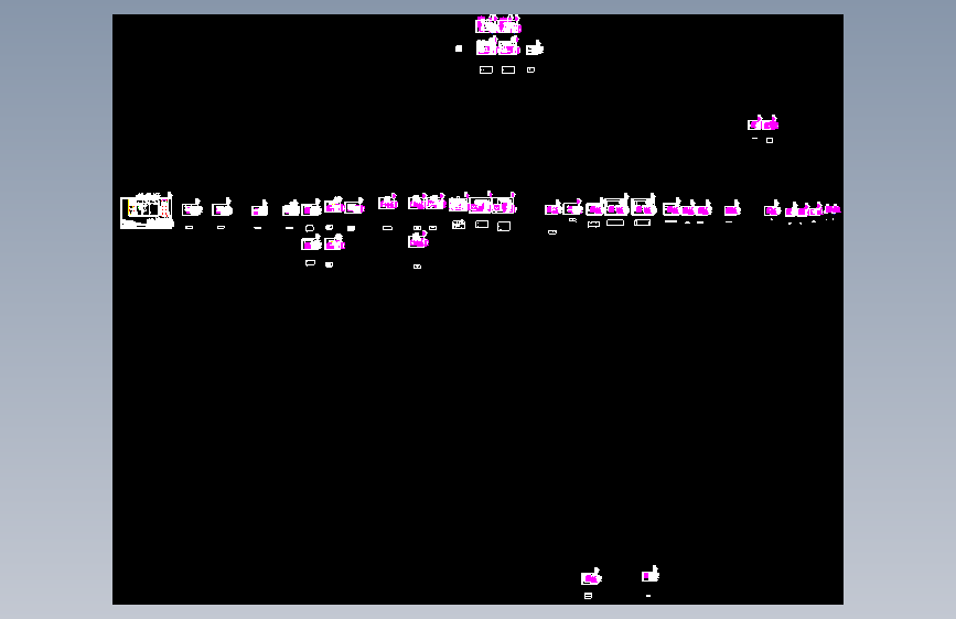 GGD柜 CAD图  GGD-830KVA-1860X800X600