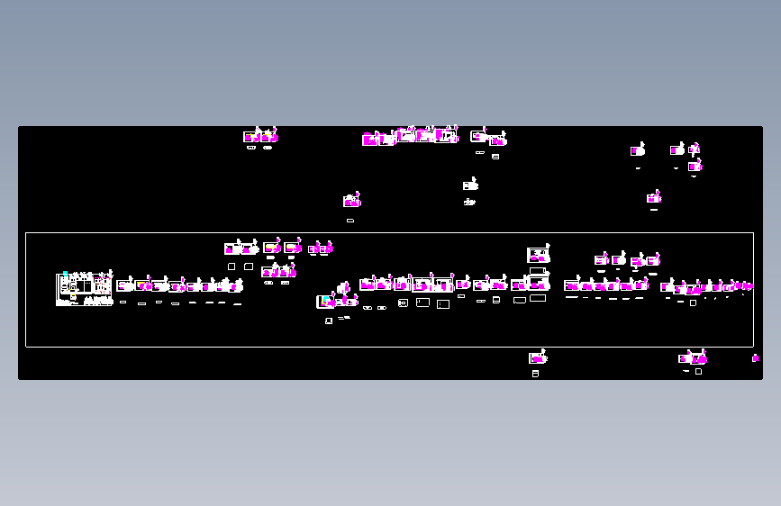 GGD柜 CAD图 GGD-800KVA-2000X800X800-1