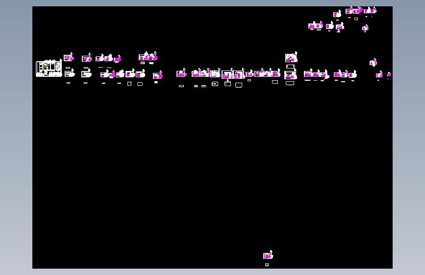 GGD柜 CAD图  GGD-800KVA-1860X800X800