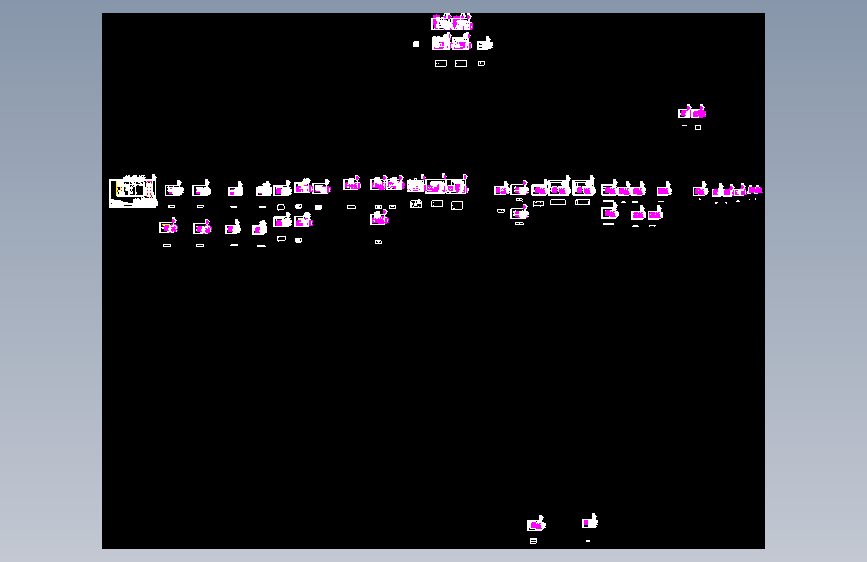 GGD柜 CAD图  GGD-630KVA-1860X800X600