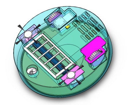 扫地机器人的设计(家用地面清洁机器人)资料 Solidworks和CAD格式