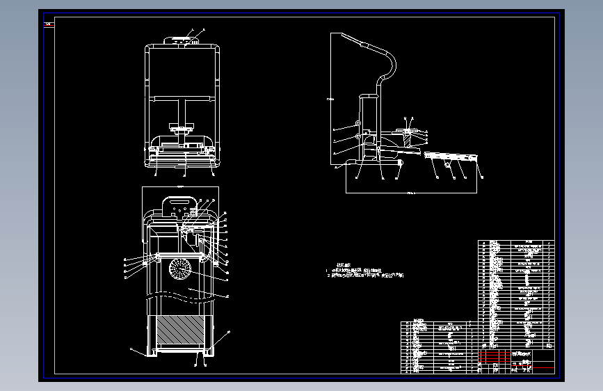 多功能自动跑步机(机械部分设计)(论文+DWG图纸)