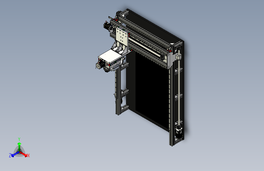 W1987-40x40铝型材铣床step