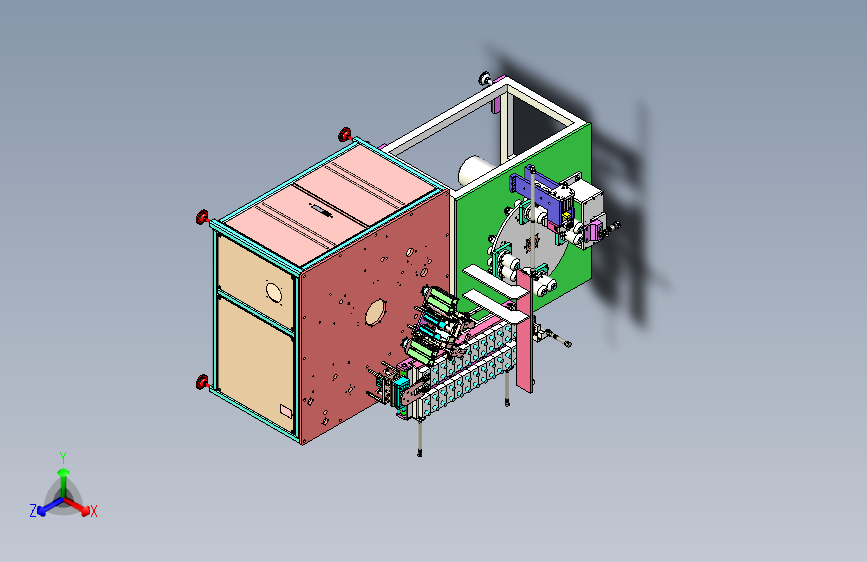 W1636-圆柱形锂电池电芯磨边机三维SW
