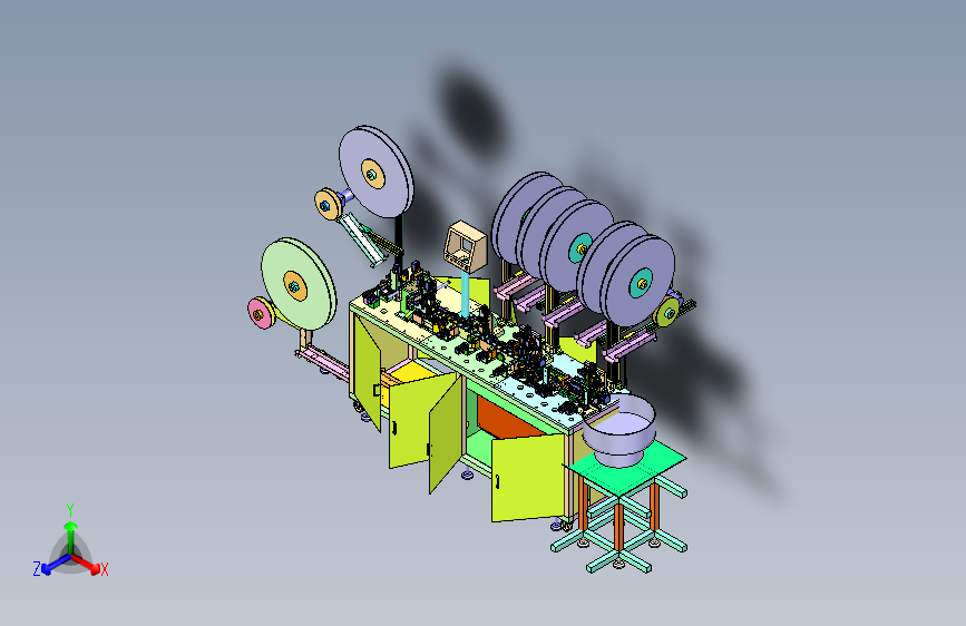 W1821-自动化耳机插座组装机三维SW