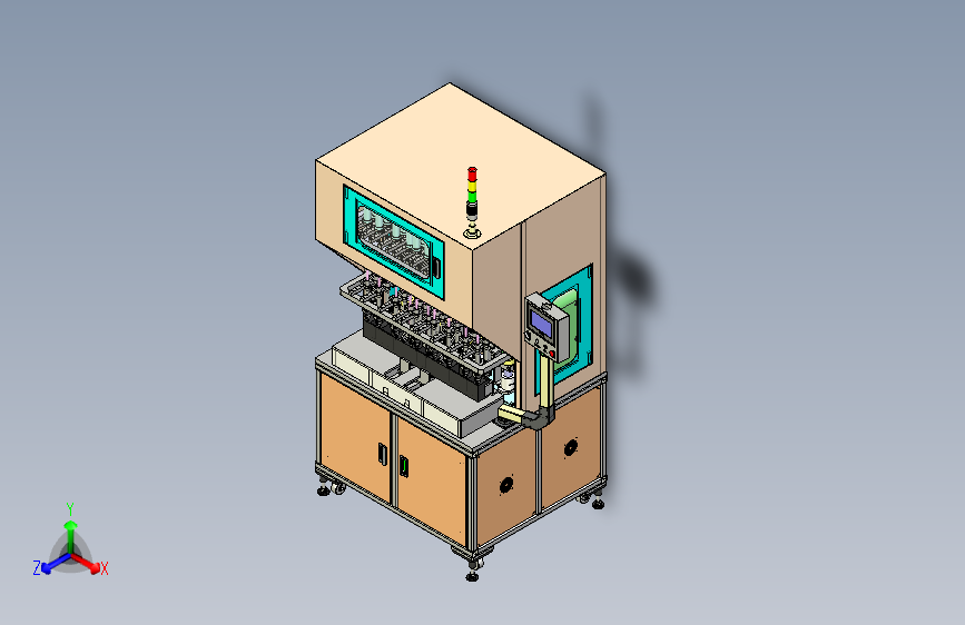 W1853-自动化通用多轴螺丝机三维SW