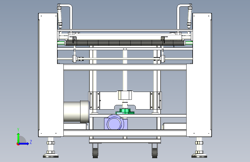 W1935-自动托盘式收板机三维SW
