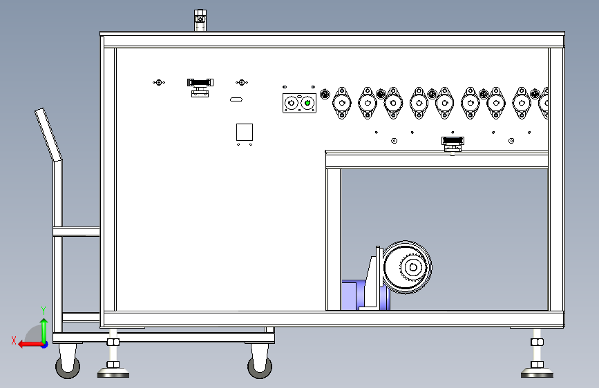 W1935-自动托盘式收板机三维SW