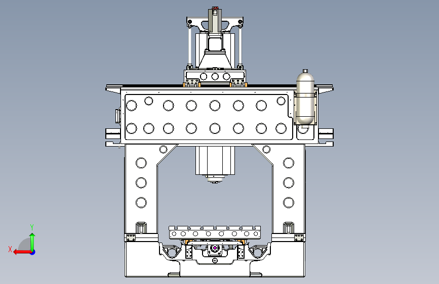 2014龙门加工中心总装配