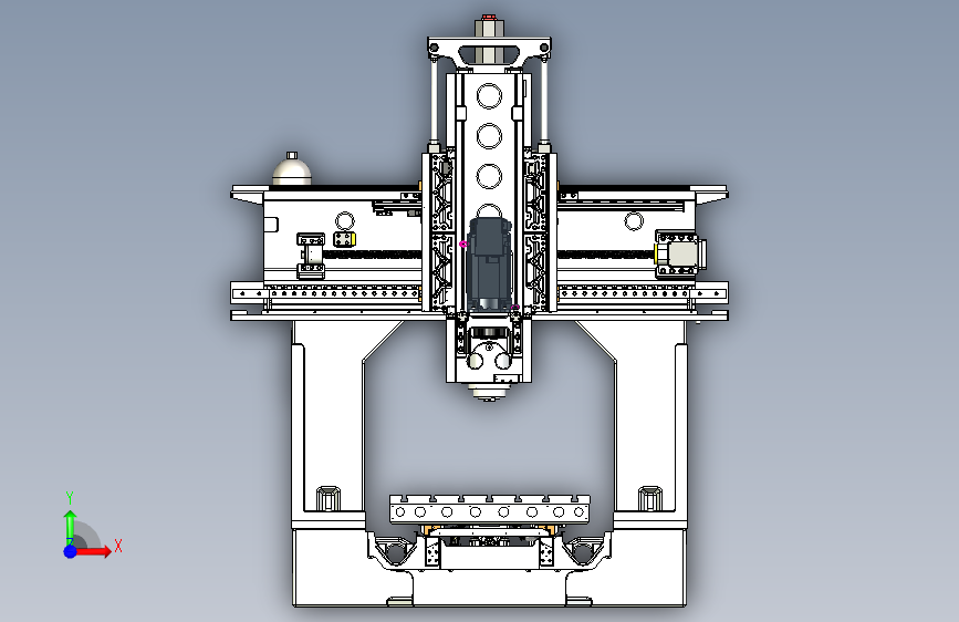 2014龙门加工中心总装配