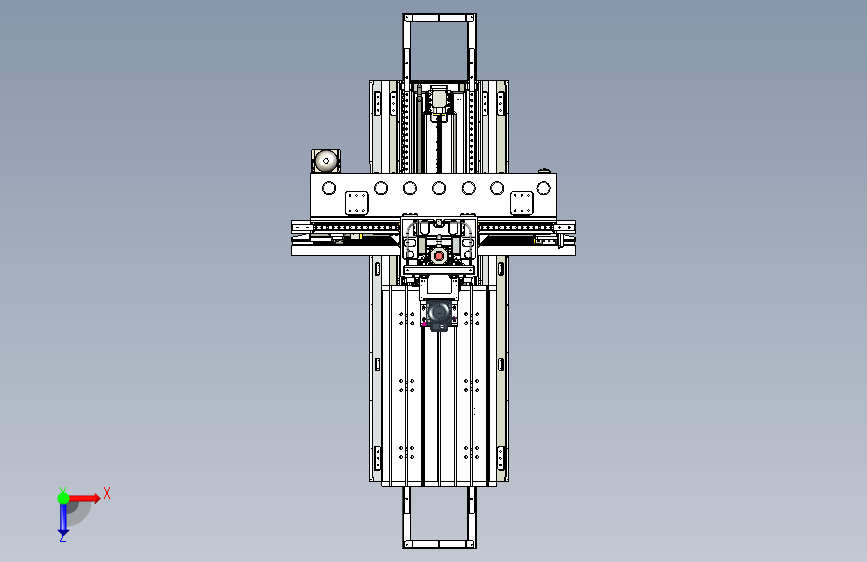 2014龙门加工中心总装配