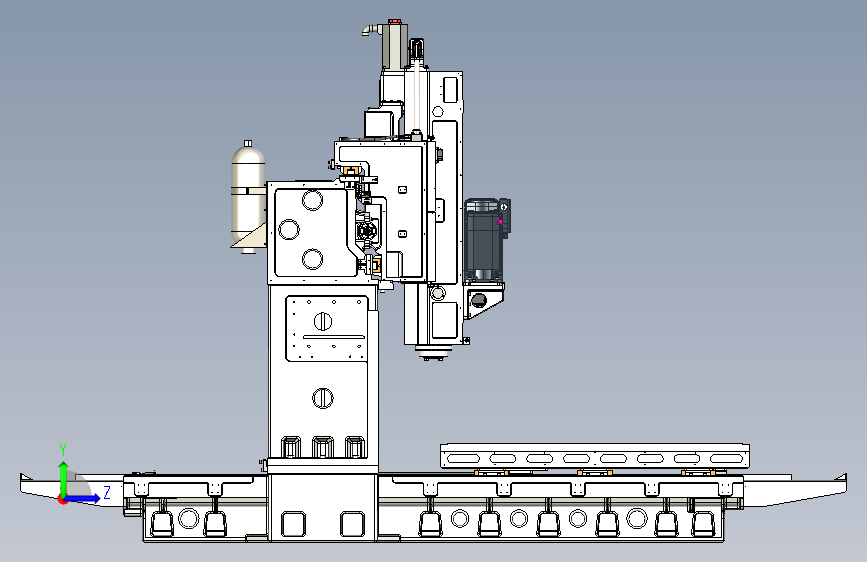 2014龙门加工中心总装配