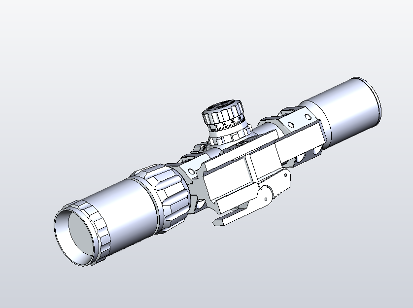M0357-短点瞄准镜三维SW2016无参