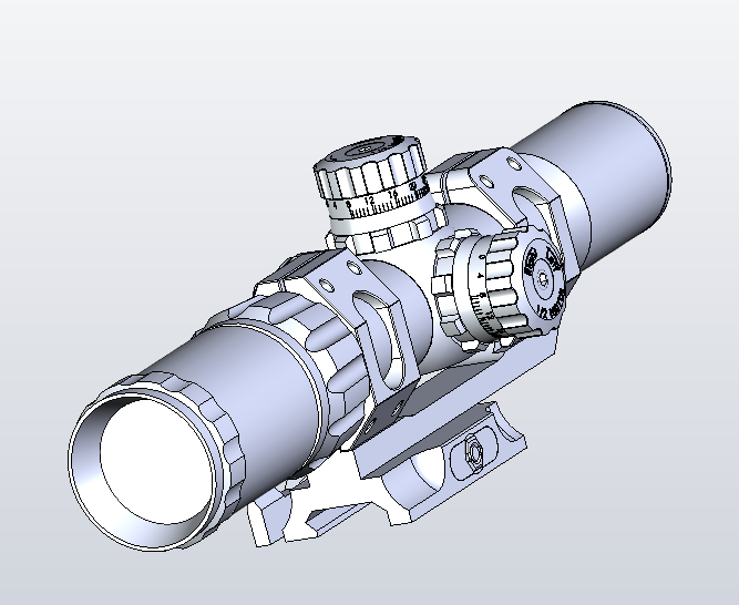 M0357-短点瞄准镜三维SW2016无参
