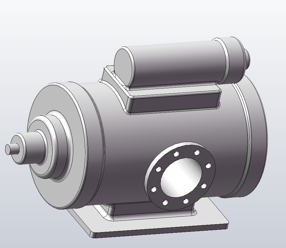 M0922-一款螺杆泵三维SW2014带参