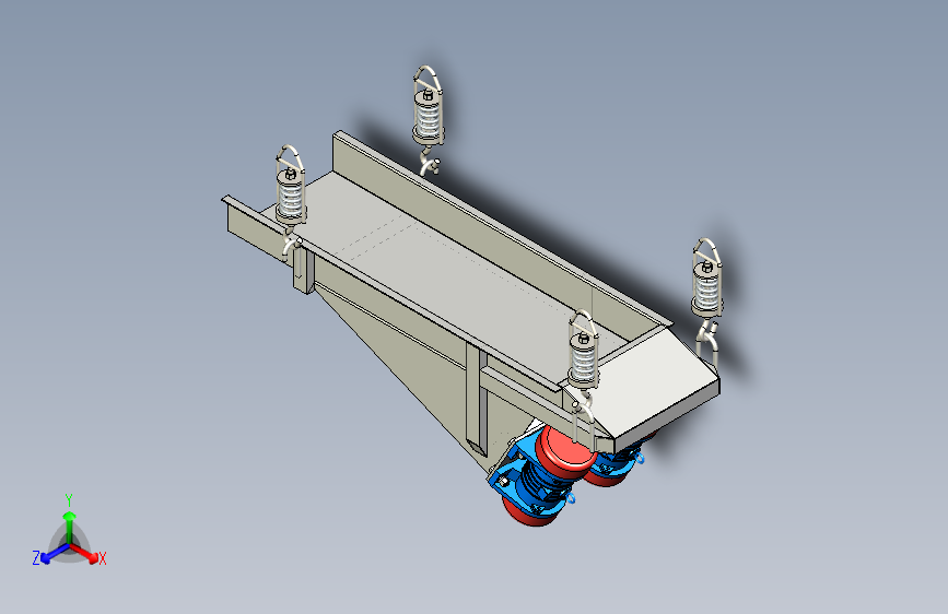 M0963-振动给料机三维SW2014带参