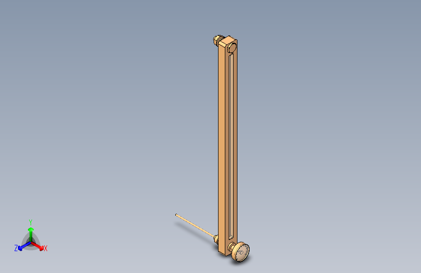 M1056-13种YWZ带温度表液位计三维SW2010带参