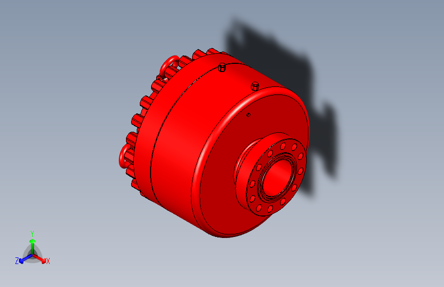 M1431-环形防喷器三维模型三维SW2016带参