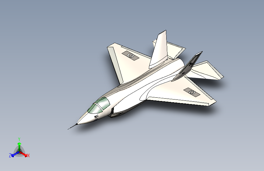 M1892-以色列战斗机F-35i 三维SW2017带参