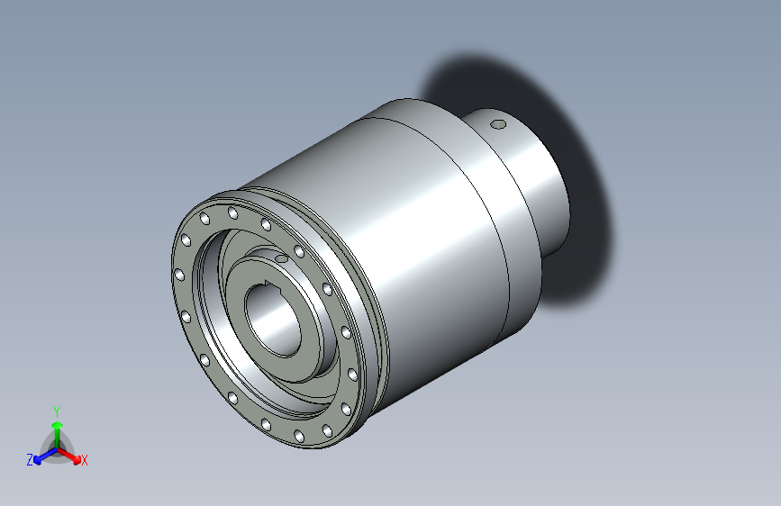 M2858-德国KTR磁性联轴器三维SW2014带参