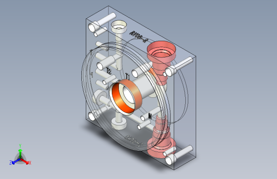 M3759-详细的动力单元阀块三维SW2019带参