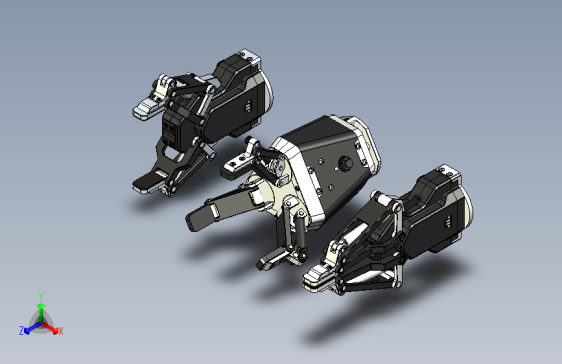 M4399-大寰AG系列关节型自适应电爪三维Stp无参