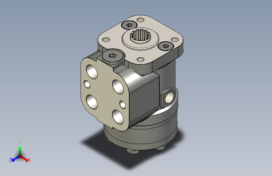 M5309-全液压转向器三维SW2014带参
