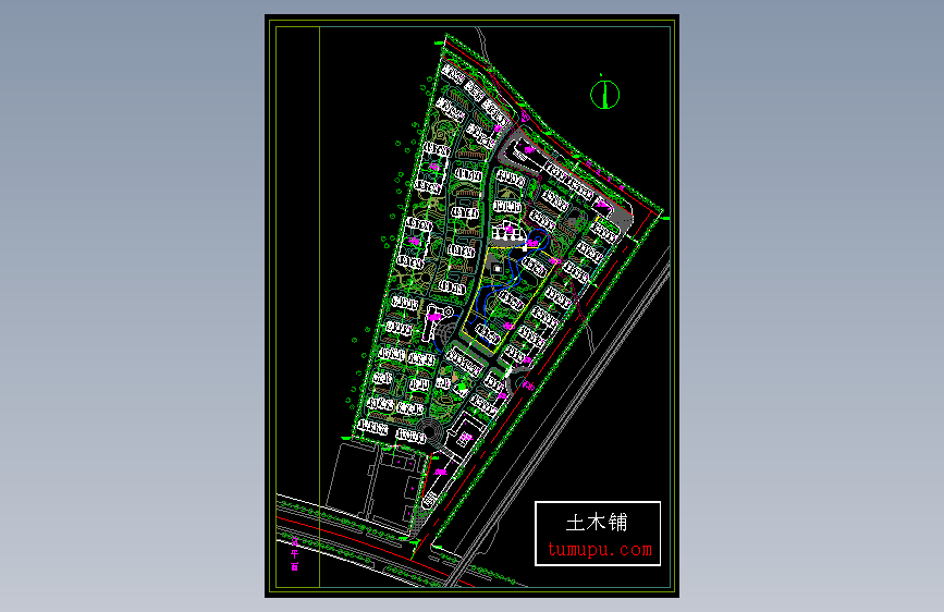 某居住小区总图