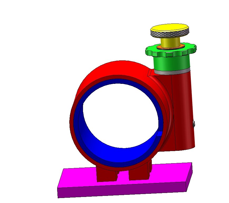M6738-镜头架建模三维SW2012带参