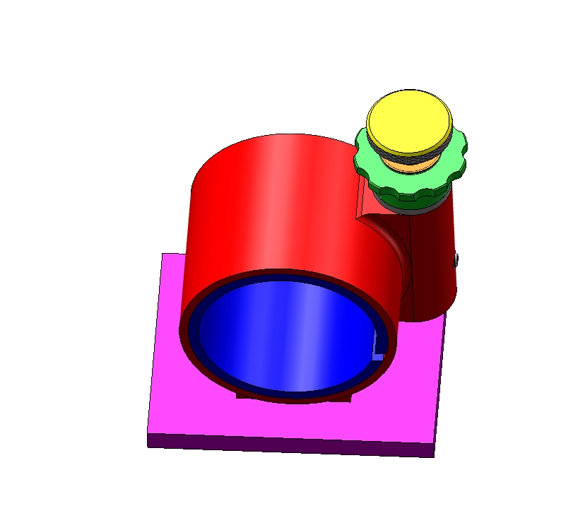 M6738-镜头架建模三维SW2012带参