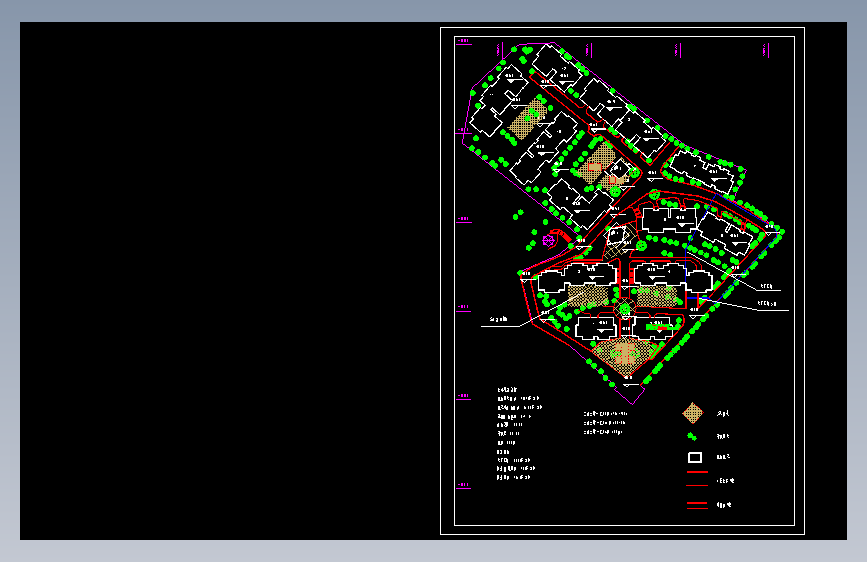 某小区规划图纸