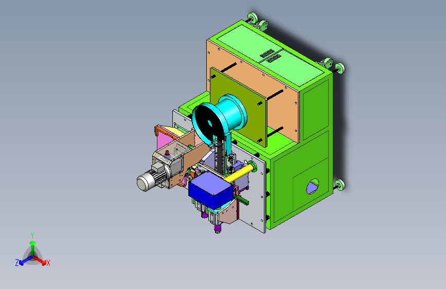 W2307-0.64四方针插针打弯机（sw12可编辑+cad）