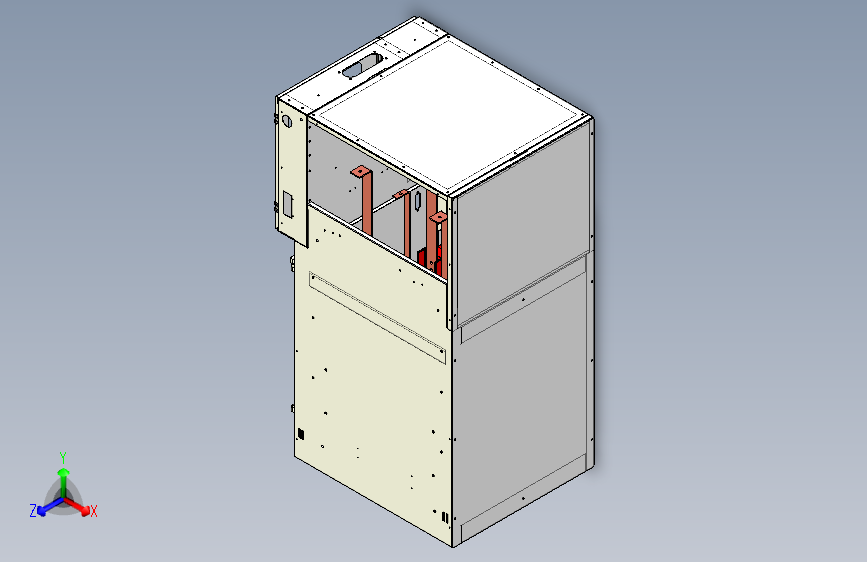 W2326-10kV计量柜体（sw13可编辑+工程图）