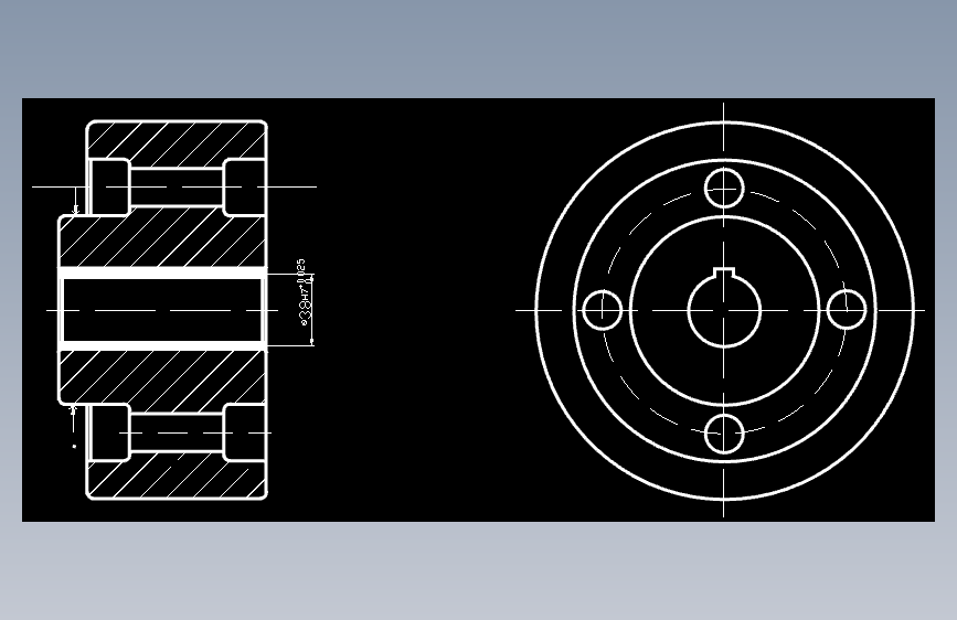 M4091-飞轮加工工艺+CAD+说明