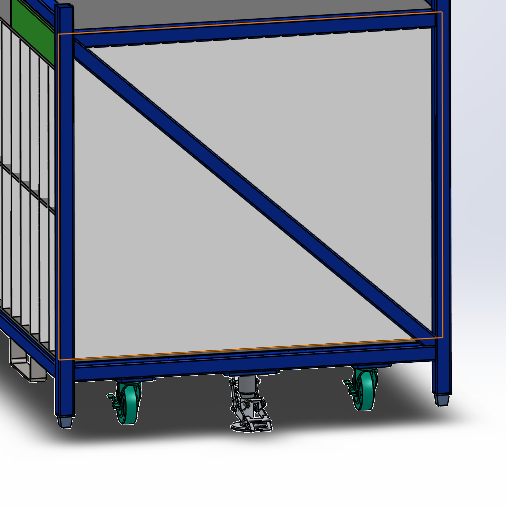 汽车坐盆物流器具