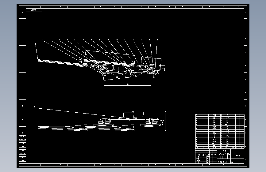 M1661-汽车雨刷器二维图纸CAD