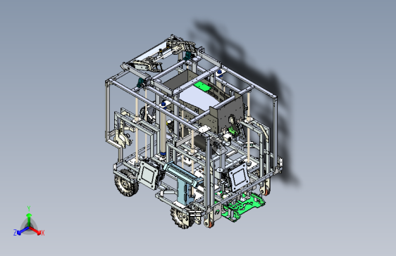 W2574-RoboMaster工程机器人深圳大学sw18可编辑+技术文档