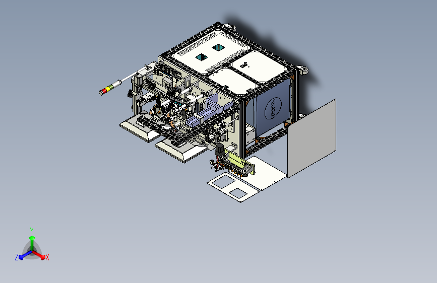W2586-SLV检测涂布加热一体设备Inventor2020