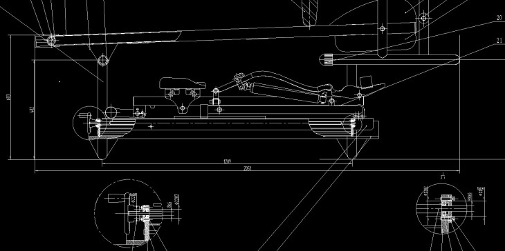 M5760-多功能跑步机cad