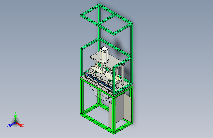 W2717-专用冲孔机（sw18可编辑+cad）