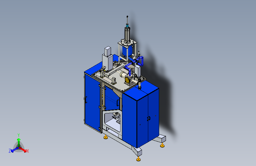 馅料小袋人造黄油机3D数模图纸+Solidworks18设计