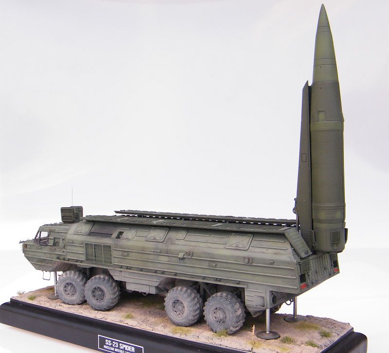 SS-23 Spider地地战术导弹车简易3D数模图纸 STEP格式