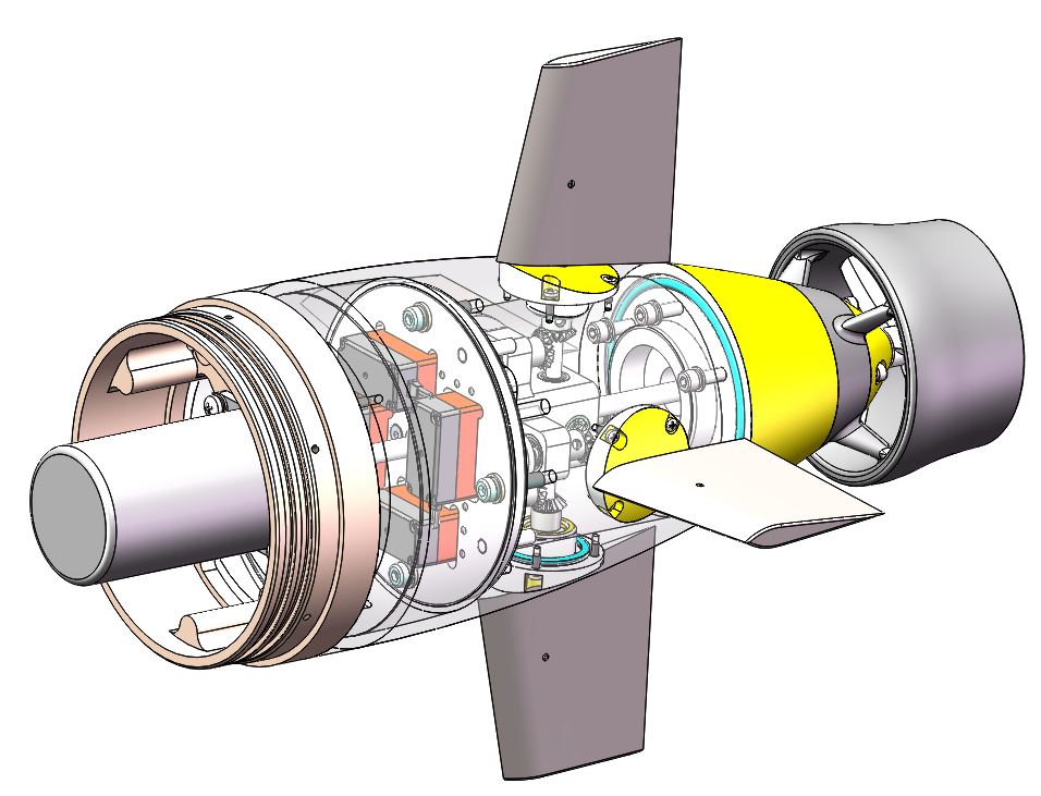 AUV  尾部动力单元模型