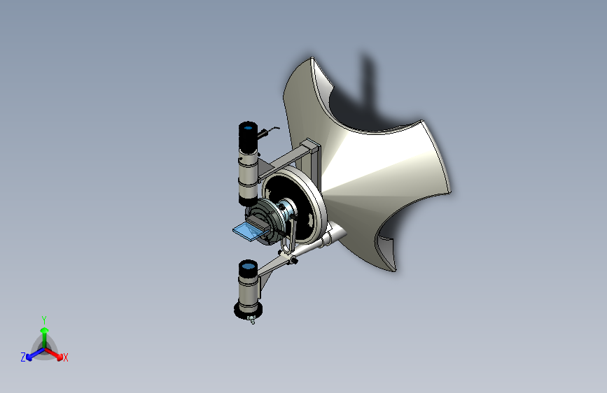 M0389-分光计试验器材模型三维UG10.0带参CAD