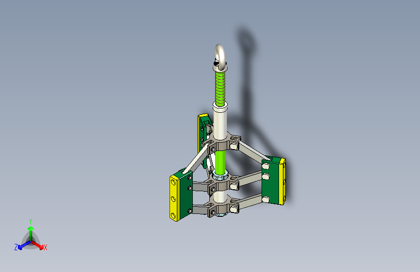 M0462-机械内撑夹爪吊具-自锁型三维SW2018带参