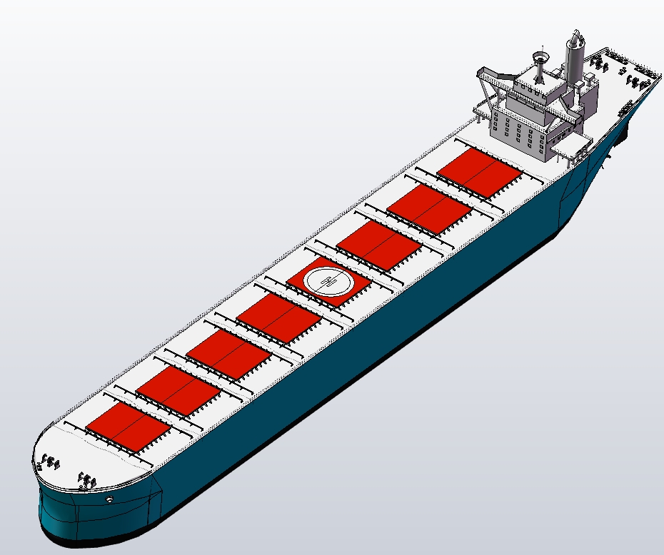 M1824-现代化轮船三维SW2016无参