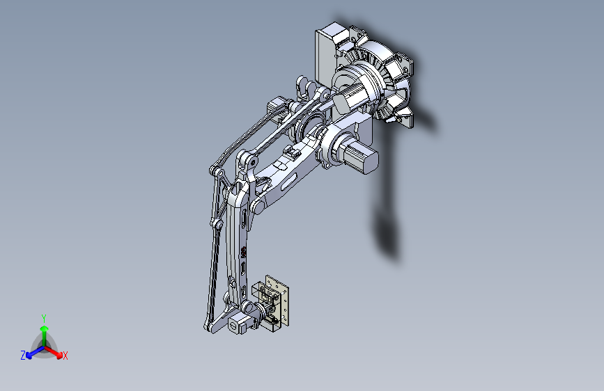 M2673-ABB 码垛机器人三维SW2018带参