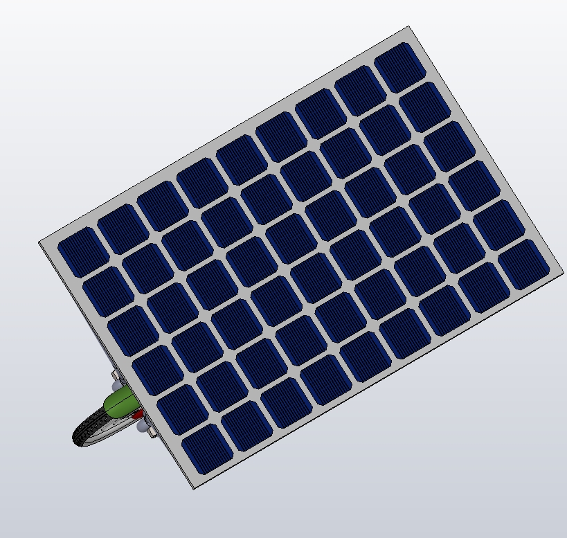 M2822-创意太阳能自行车三维SW2021带参