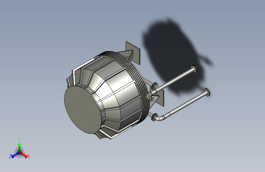 M2940-工业用冷却塔三维Stp